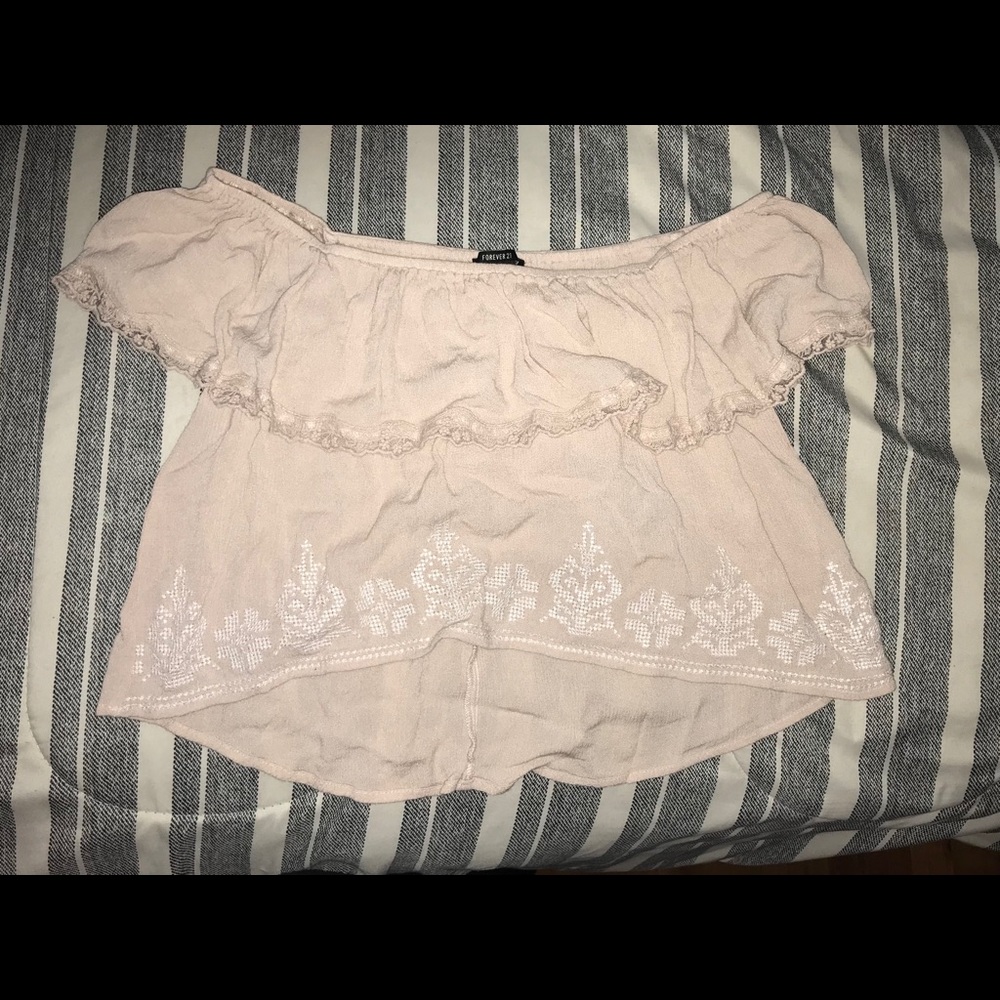 Off the shoulder blouse